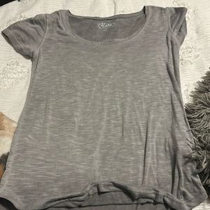 Lightweight grey tee, size x-small